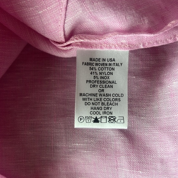 KAL RIEMAN KIMONO SHIRT DRESS, NWT, short sleeve, collared, light pink, size XL - Picture 7 of 14